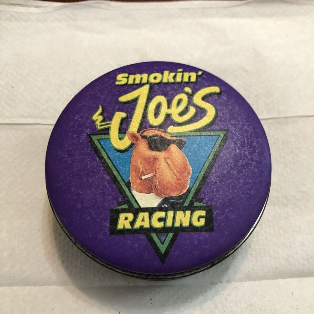 1994 Zippo Camel Cigarettes  Smokin' Joe's Racing in round tin Never Been Used